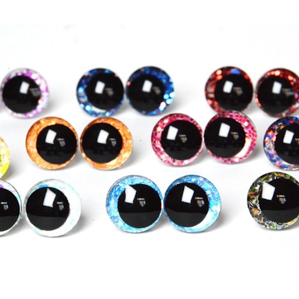 10 stk/5 par Eyes Crafts Eyes Puppet Crystal Eyes 18MM 18MM 18mm