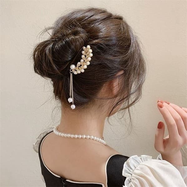 Perle Hårnål Perle Vedhæng Hårklemme STIL 2 STIL 2 Style 2