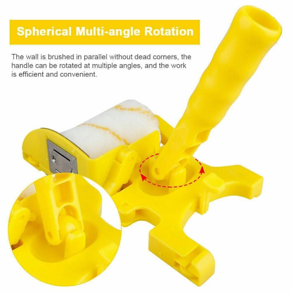 Paint Edger Roller Brush Clean-Cut Paint Edger Roller Brush