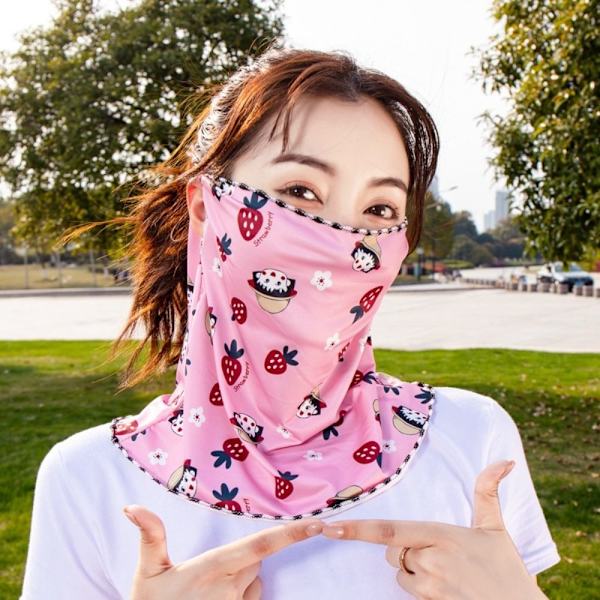 lce Silk Bandana Cool Face Scarf 5 5 5