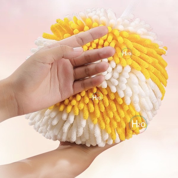 Chenille Handboll Hängande Handduk BLÅ blue