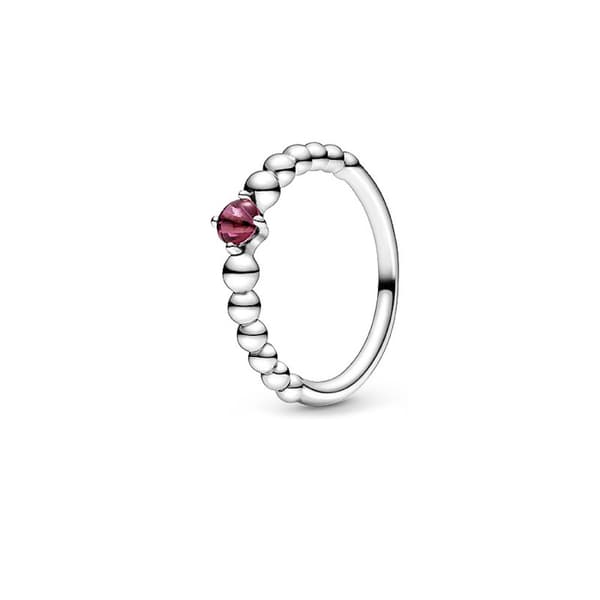Perlebesatt edelstensring NR. 502 2 No. 502