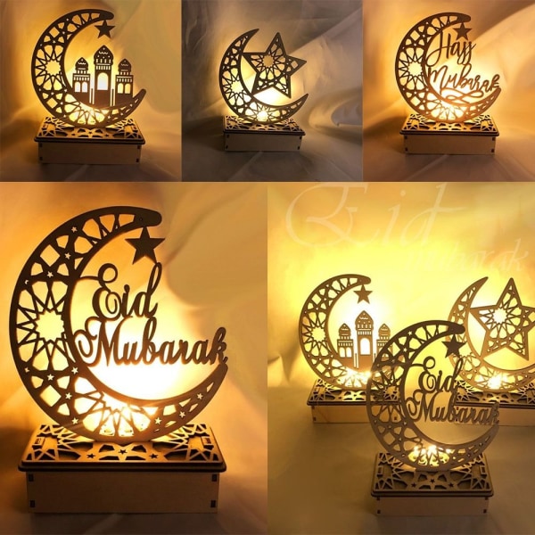 Eid Mubarak Ornamenter Ramadan Dekorasjon A A