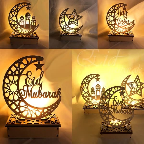 Eid Mubarak Pynt Ramadan Dekoration D D
