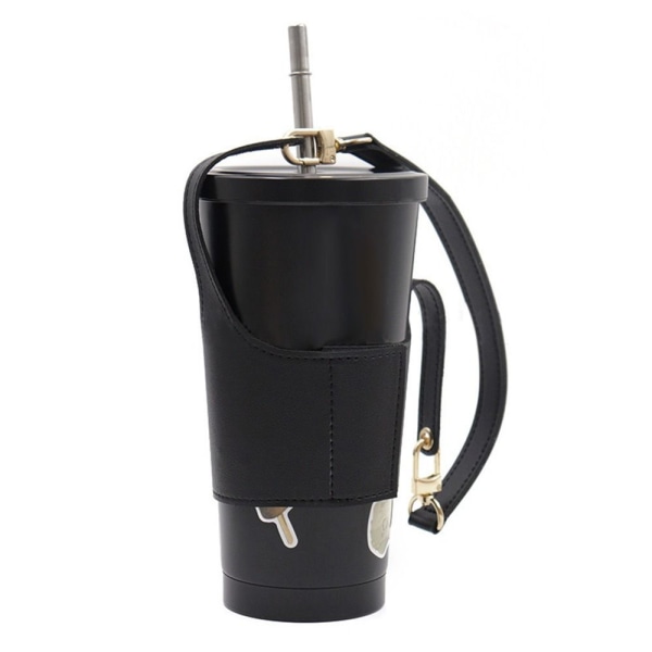 Kaffekopphylse Vannflaskeholder SVART black