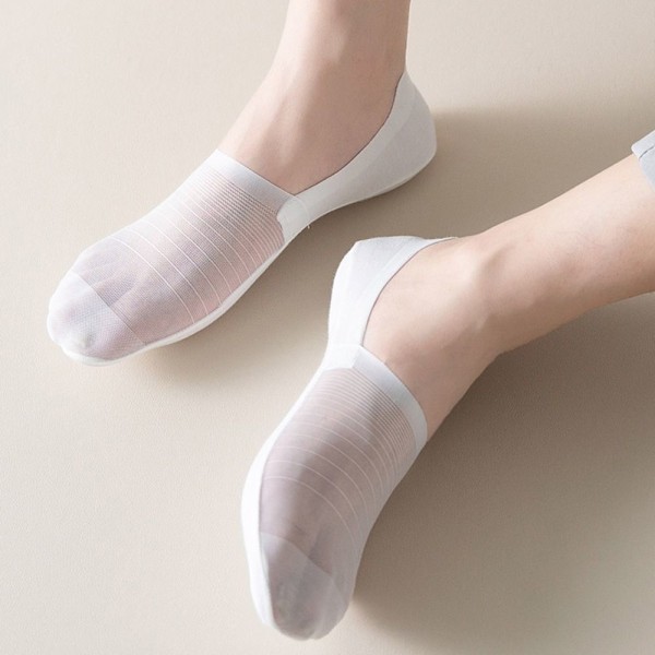 Herr Osynliga Ankelsockor VIT White