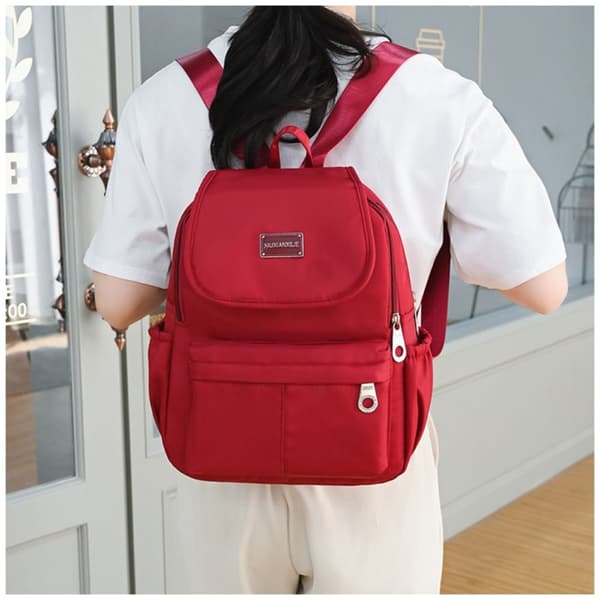 Ryggsäck Skolväska RÖD Red