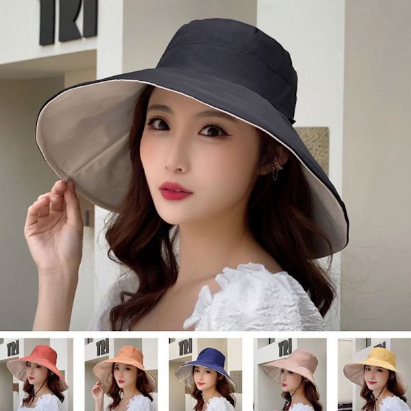 Bøttehatt Beach Cap SVART Black