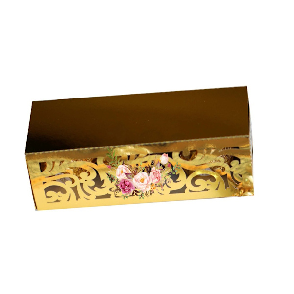 10 stk Godteribokser Gaveeske STIL 1-GULL STIL 1-GULL Style 1-Gold