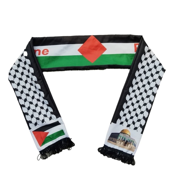 Palestina Flag Scarf Palestina National Flag Halsduk 7 7 7