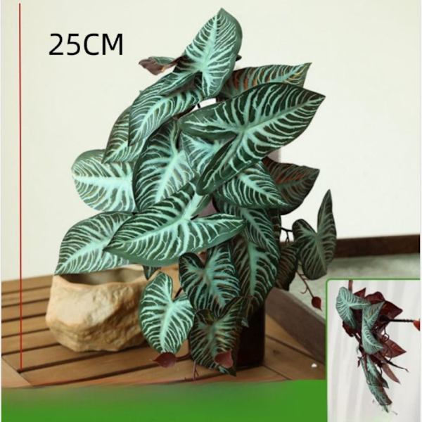 Kunstige vannplanter Fisketankplanter Reptilklatreplante Green