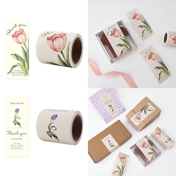 50 STK Thank You Seal Stickers Dekorative Decals 1 1 1
