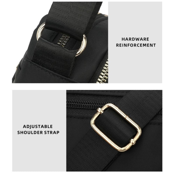 Crossbody-väskor Axelryggsäck SVART black