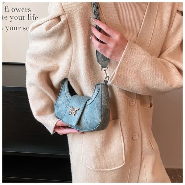 Skulderveske Crossbody-veske BLÅ blue
