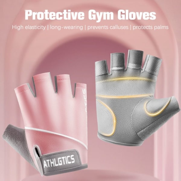 Fitness Sporthandskar PINK L Pink L