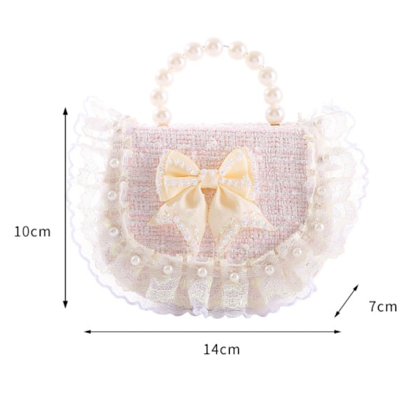 Pearl Handväska Axelväska ROSA pink