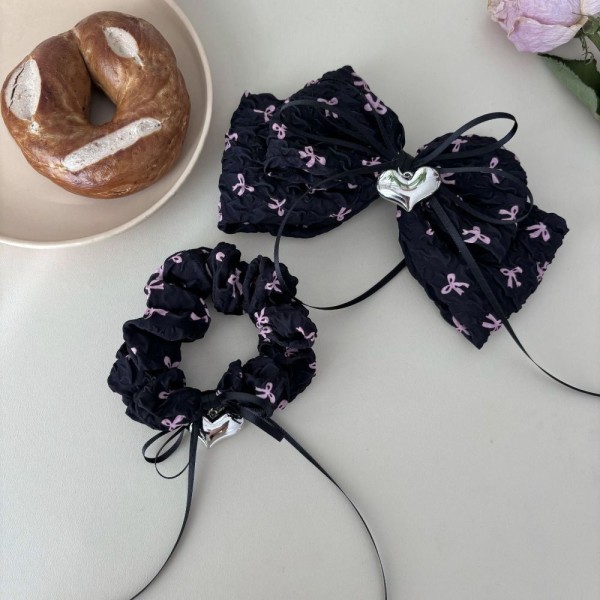 Bow Barrettes Bow Scrunchies HÅLREP HÅRLEP Hair Rope