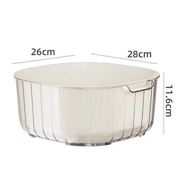 Tömkorg Grönsakstvättställ VIT 4,5L 4,5L white 4.5L-4.5L