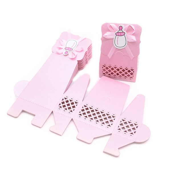 12stk/parti Godteriboks Bryllupsfavoritboks B-ROSA B-ROSA B-Pink
