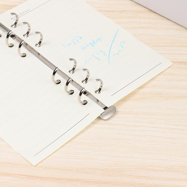 2STK A5 Ringbind a5 Ringbind 6 Ring a5 Notebook 6-hullers Ringbind