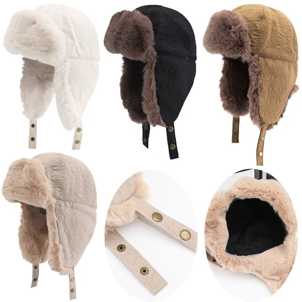 Trapper Hat Beanies Hat HVID white