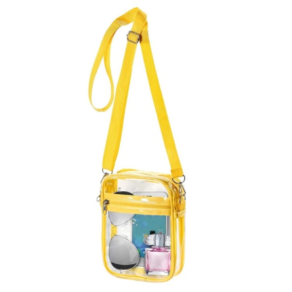 Axelväska Transparent Handväska GUL yellow