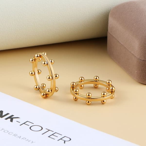 Mini Kugle Ring Fingerringe 10 10 10