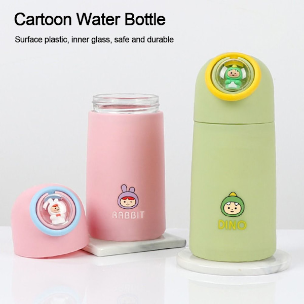 300ML tegneserievannflaske Kawaii vannkopp GUL yellow