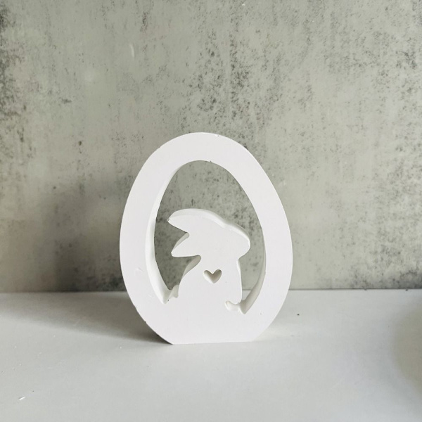 Ontto kanin kynttilän koristelu 3D- mould 3 3 3