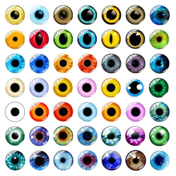 20 stk/10 par Eyes Crafts Eyes Puppet Crystal Eyes 15MMCOLOR 15mmcolor random
