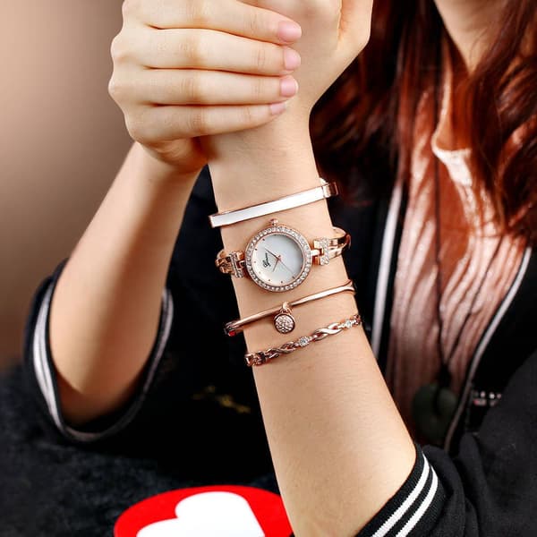 Damklocka Kvarts Armbandsur 2 2