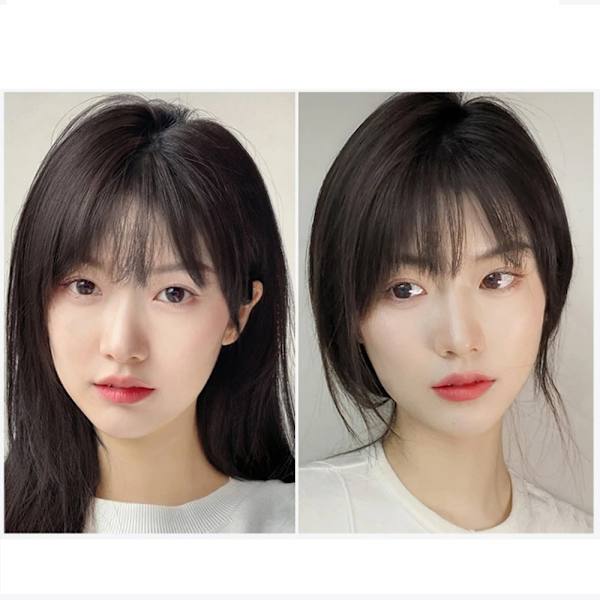 Fake Bangs 3D French Bangs BRUN brown