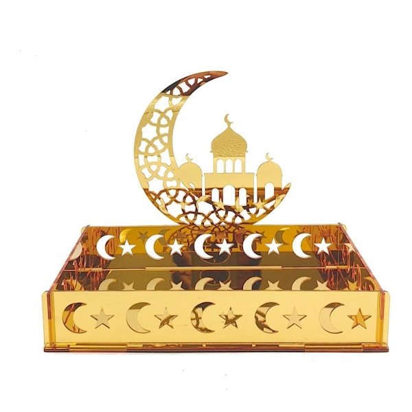 Eid Mubarakin jälkiruokatarjotin Ramadan Moon Star Plate BT278 BT278