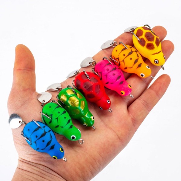 Fiskegroda Lure Rubber Frog 1 1 1