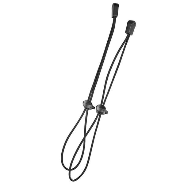 5 stk. elastisk reb, fastgørelsessnor, sort black