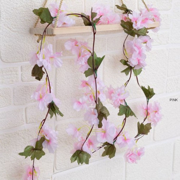 Sakura Vine Bryllupsdekoration HVID White
