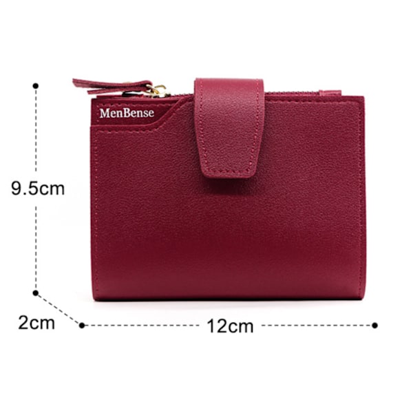 Modepung Kort pung ROSE RED Rose Red