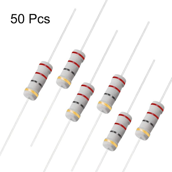22 Ohm modstand 2W 50STK 50STK 50pcs