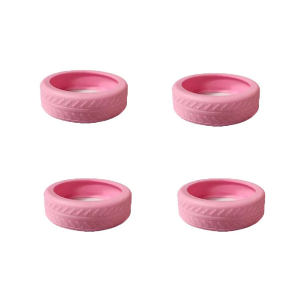 4/8 kpl matkatavaroiden pyörät Protector matkatavaroiden pyörän kengät pink 4pcs-4pcs