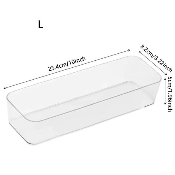 1 stk Skrivebord Opbevaring Organizer Makeup Organizer Box L L L