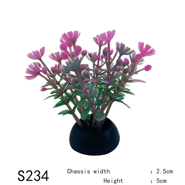 20 stk Aquarium dekorative kunstige blade simuleringsanlæg S229