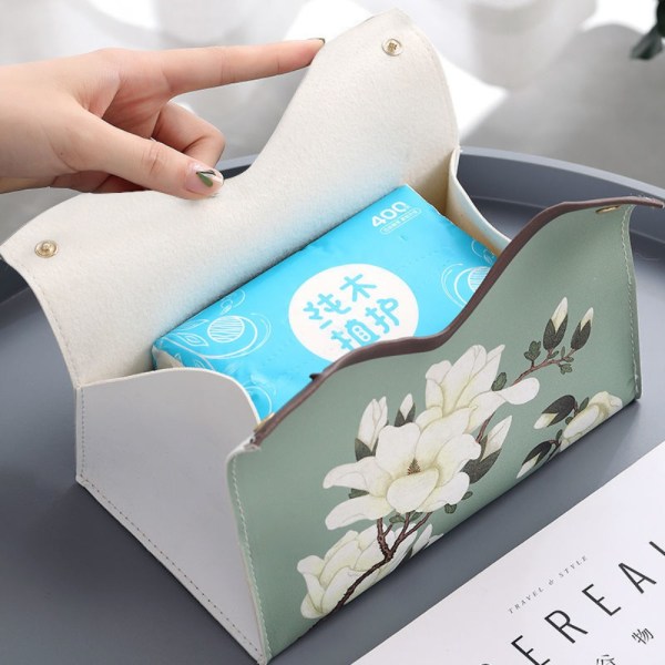 Tissue Box Floral Paint Tissue Box C C C