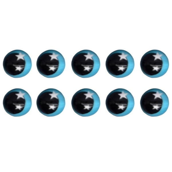 10 st/5 par Eyes Crafts Eyes Puppet Crystal Eyes 6MM-STAR TO 6mm-Star to left3
