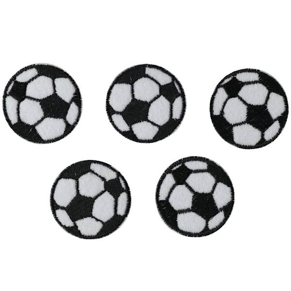 15 st Stryk-på-lappar Fotboll Broderade Lappar