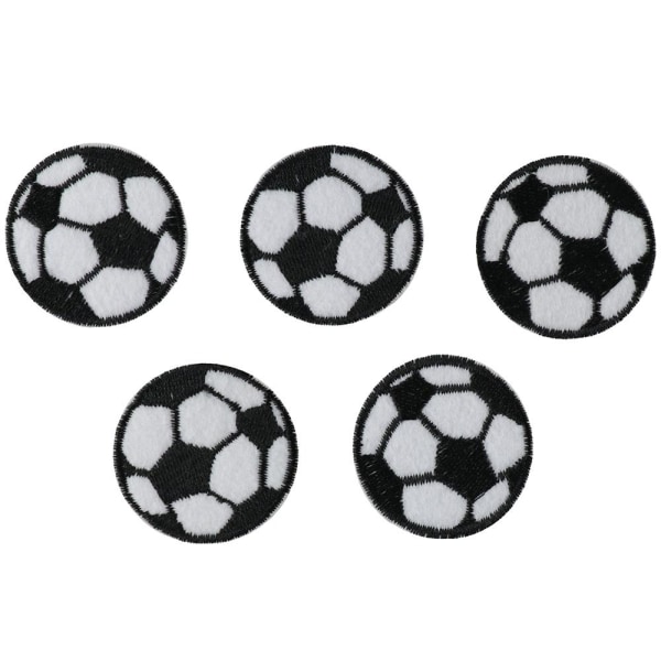 15 stk. Stryge-på-lapper Fodbold Broderet Patches