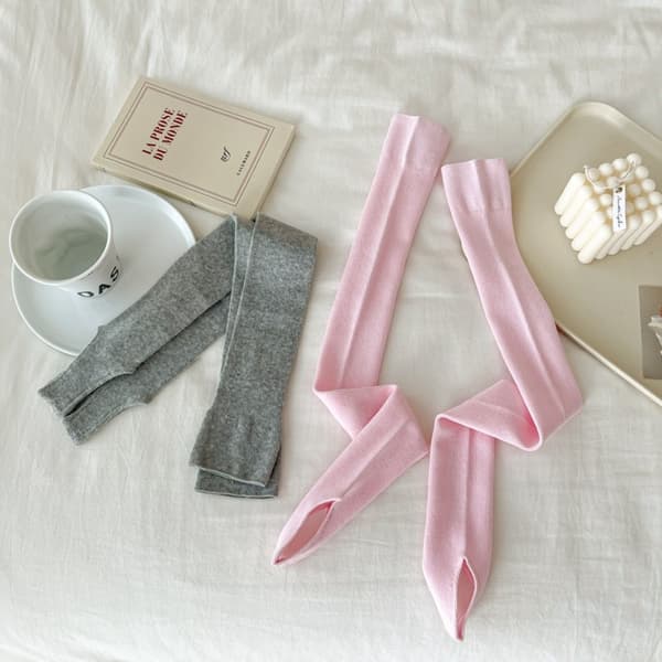 Dame strømper Lange knestrømper HVIT white