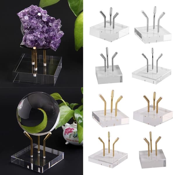 Krystallkulebase Krystallkuleholder GULL M Gold M