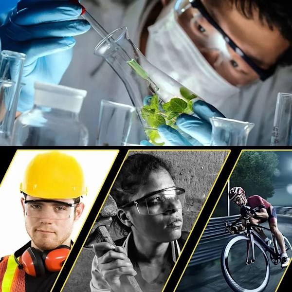 Tuulen pölytiivis suojalasit Silmiensuojaus LÄPINÄKYVÄ Transparent