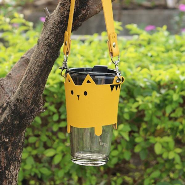 Vesimuki juomalasipidike Pussi Handheld Cup Sleeve KELTAINEN Yellow