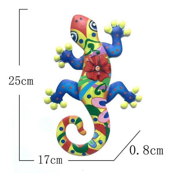Gecko Wall Decor riippuva Takorauta Gecko Wall Hanging RED red